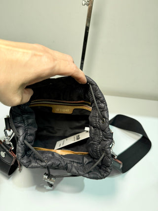 MZ wallace crosby nylon bucket bag with long strap