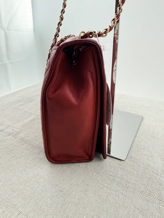 CHANEL Vintage quilted lambskin leather bag