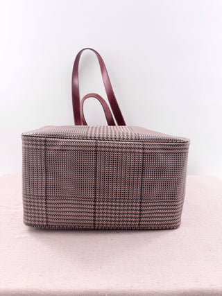 Polo Ralph Lauren Glen Plaid Coated Canvas Large Tote Bag