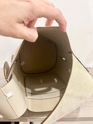 Cult Gaia suede and leather bag