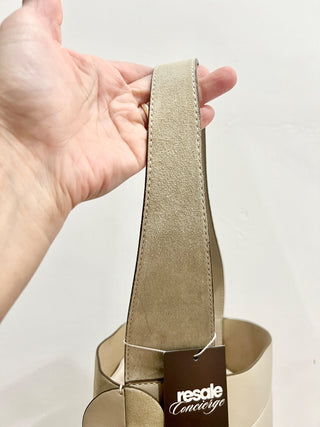 Cult Gaia suede and leather bag