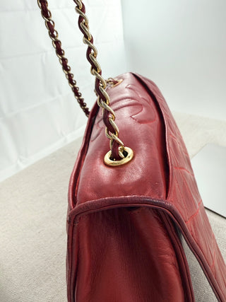 CHANEL Vintage quilted lambskin leather bag