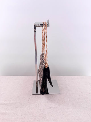 Christian Dior Trotter Oblique Canvas Chain Clutch Bag