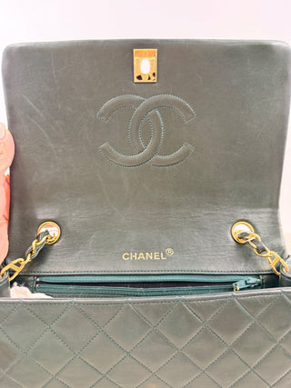 Chanel Vintage quilted lambskin flap bag