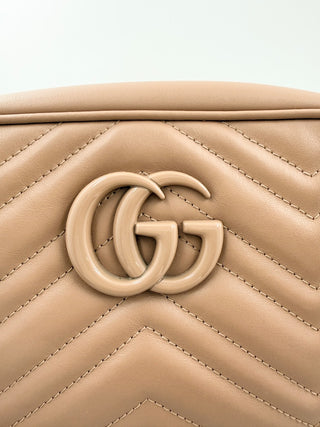 Gucci GG marmont small leather camera bag