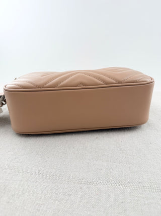 Gucci GG marmont small leather camera bag