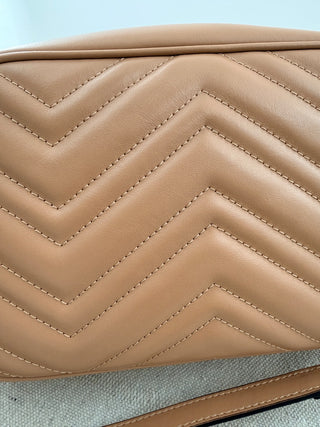 Gucci GG marmont small leather camera bag