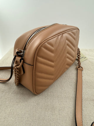 Gucci GG marmont small leather camera bag