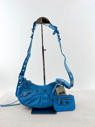Balenciaga le cagole leather shoulder bag