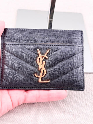 Saint Laurent Cassandre Matelasse Card Case