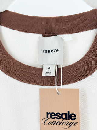 Maeve knit a line sleeveless top, M