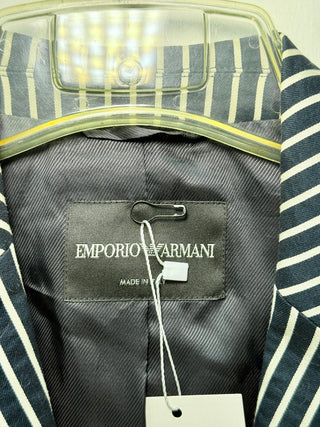 Emporio Armani striped tailored blazer, 38 IT / US 2