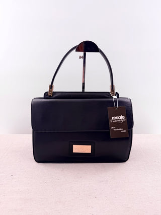 Valentino leather top handle bag with bow