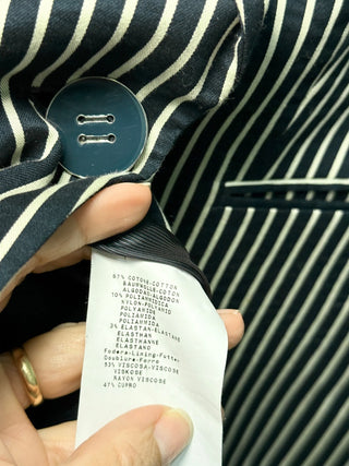 Emporio Armani striped tailored blazer, 38 IT / US 2