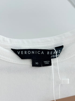 Veronica Beard cotton eyelet ruffle top, XS