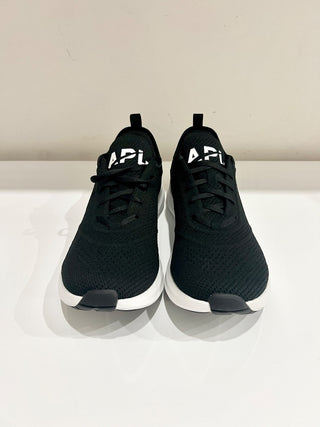NWOT APL TechLoom Dream Mesh Walking Running Sneakers Black/White Women's US 8
