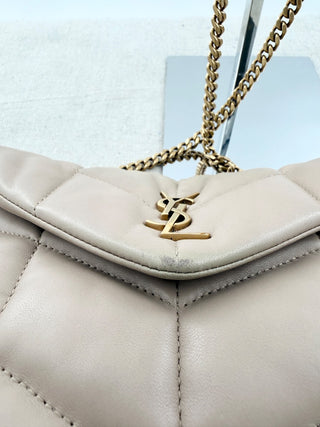 Saint Laurent toy puffer leather bag