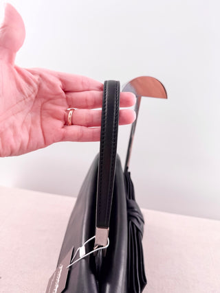 Valentino leather top handle bag with bow