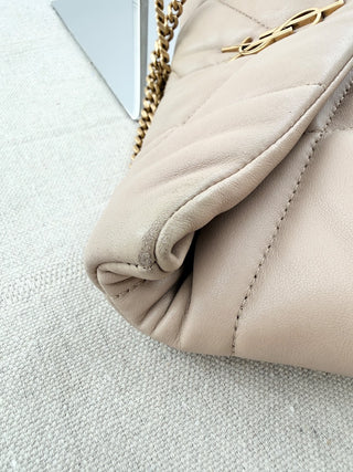 Saint Laurent toy puffer leather bag