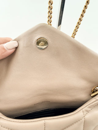 Saint Laurent toy puffer leather bag