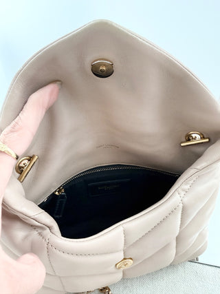 Saint Laurent toy puffer leather bag