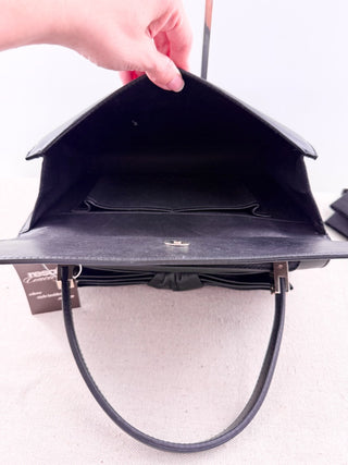 Valentino leather top handle bag with bow