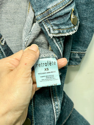 Retrofete denim romper, XS