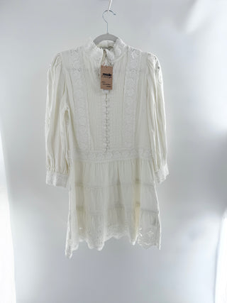 Alice & Olivia embroidered mini dress, 4