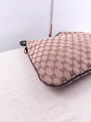 Gucci GG canvas new britt medium hobo bag