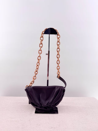 Bottega Veneta leather chain pouch bag