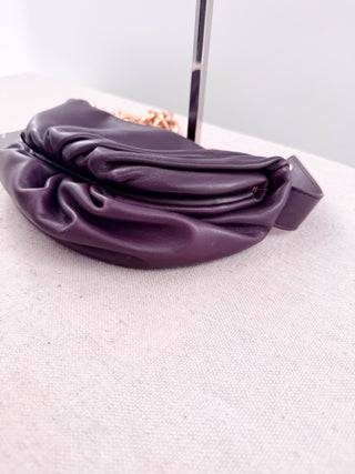 Bottega Veneta leather chain pouch bag