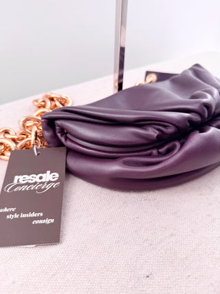 Bottega Veneta leather chain pouch bag