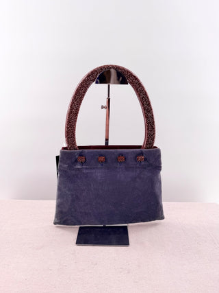 Hand Made by Michelle Frantz Studded Suede Handbag
