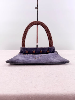 Hand Made by Michelle Frantz Studded Suede Handbag