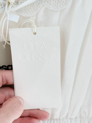 Ulla Johnson White cotton ruffled tiered dress, 12