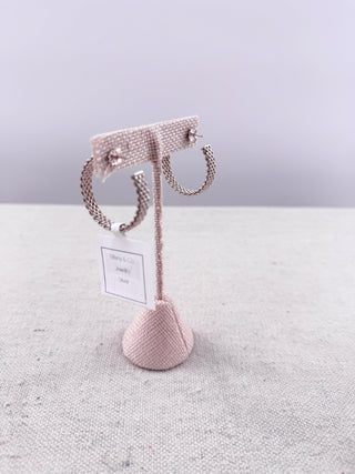Tiffany & Co. Somerset Mesh Hoop Earings