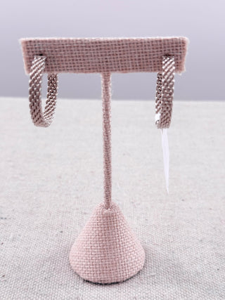Tiffany & Co. Somerset Mesh Hoop Earings