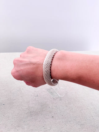 Tiffany & Co. Somerset Mesh Bangle Bracelet, S / M