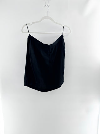 Balenciaga mini skirt featuring slit in a silky satin finish. crafted with a sleek bias-cut shape, M