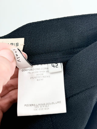 Balenciaga mini skirt featuring slit in a silky satin finish. crafted with a sleek bias-cut shape, M