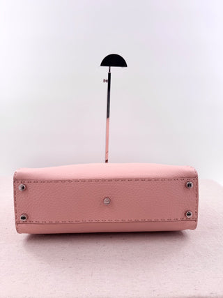 Fendi selleria leather peekaboo bag with strap