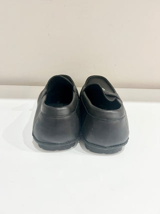 Ferragamo Driver with Gancini Ornament Loafer Shoes Black Men's Size 10.5 M