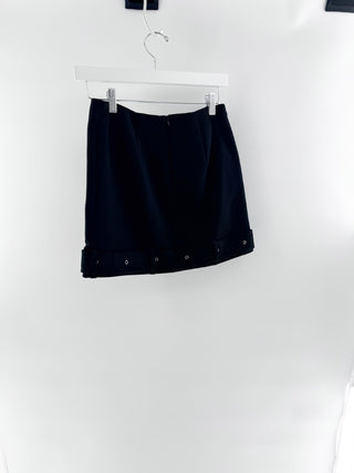 Nonchalant wool blend mini skirt, XS