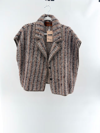 Missoni woold blend sleeveless jacket, 46 IT / 10 US