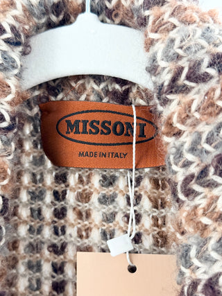 Missoni woold blend sleeveless jacket, 46 IT / 10 US