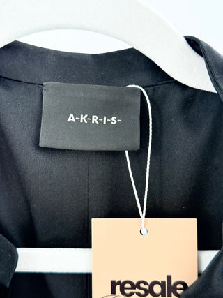 Akris long velvet jacket, L