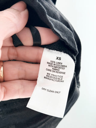 Parentezi cargo linen mini skirt, XS