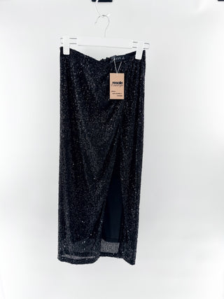 Lioness sequin stretchy midi skirt, XS