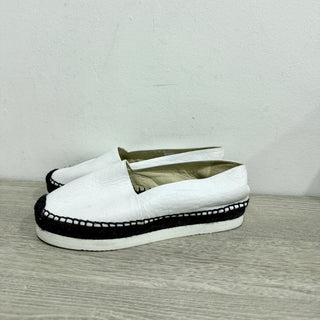 Palomitas by Paloma Barceló Slip-On Espadrilles Flat White Black Women's EU 37