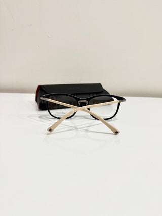 Valentino VA 3003 Light Gold & Black Optical Frame Cat Eye Eyeglass